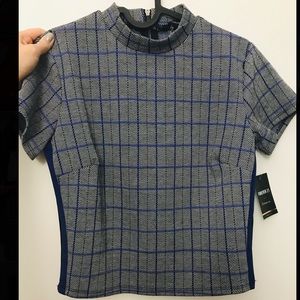 Mock neck contemporary top